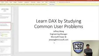DAX Overview with Jeffrey Wang - Portland Power BI UG