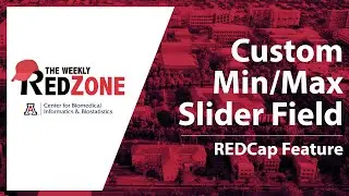 REDZone - Custom Min/Max Slider Field