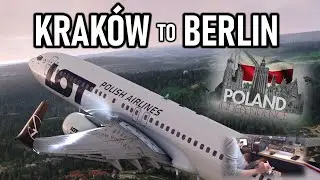 ✈️👨‍✈️ VATSIM Full Flight: Kraków to Berlin! | FULL ATC + Subtitles | PMDG Boeing 737-800 | MSFS