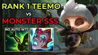 I SHOWED MONSTER SSS THE POWER OF TEEMO TOPLANE...