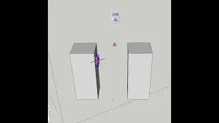 Mirroring an object using the midpoint distance between two points | SketchUp