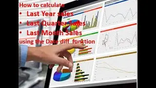 last month sales last year sales using date diff function in Tableau