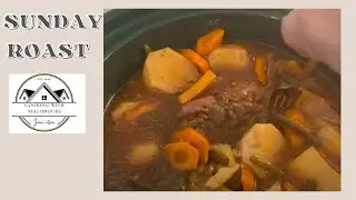 Sunday Roast In the slow cooker & Some flowers