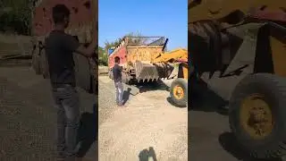 That JCB pushed the truck