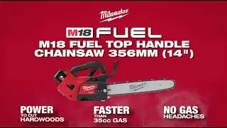Milwaukee M18 FUEL Top Handle Chainsaw 356mm (14