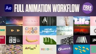 A Month of 15 Min Animation Challenges | After Effects Animation Workflow