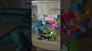 синий дракон напал на друзей