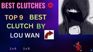 Top 9 Clutch By LouWan Gaming 😳|| Best Squad Wipes by Louwan | The God Level Pro Player. PUBG Lite.