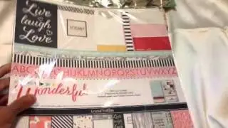 April Scrapbooking Haul