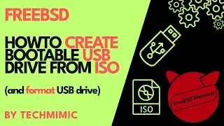 How to create a BOOTABLE USB drive from an ISO file in FREEBSD (Step-by-step)