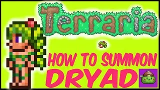 How To Get The Dryad NPC In Terraria | Terraria 1.4.4.9