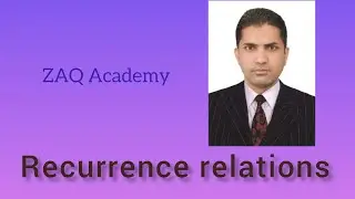 (Lecture 12) Recurrence Relation