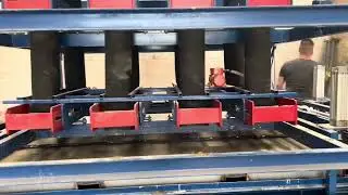 Concrete fence production line 900 pieces a day part 1