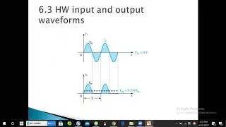 Half wave rectifiers (Diode applications)