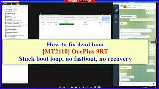 How to fix OnePlus 9RT MT2110 dead boot, Stuck boot loop, no fastboot, no recovery