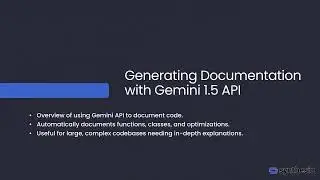 Gemini 1.5 API: Automated Multi-Language Codebase Documentation Overview