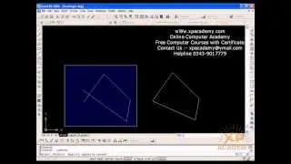 How to use Region and Boundary Commands in AutoCAD Urdu Tutorials wWw.xpacademy.com