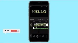 How to do a Zoom-Through transition text on CapCut IOS/Android- Full tutorial