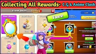 Collecting All Rewards In Clan Game & Anime Clash🤩| (CLASH OF CLANS)