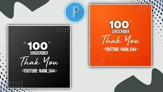 100 Subscribe Poster Design By Mobile|Pixellab Tutorial|Editing By Mobile|New Poster 2022