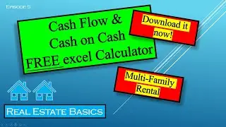 Cash Flow/Cash on Cash ROI Excel Calculator (Multi-Family) (rev 1.0)