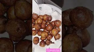Delicious puff puff / so simple to fry  #puffpuff #youtubeshortsvideo #throwbackmeals #food #shorts