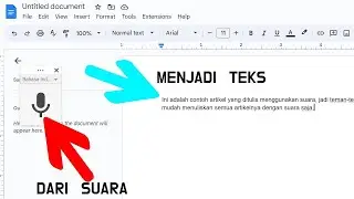 TERNYATA INI! Cara Mudah Mengetik Dengan Suara di Google Docs Dan Pindahkan Ke Microsoft Word 2010