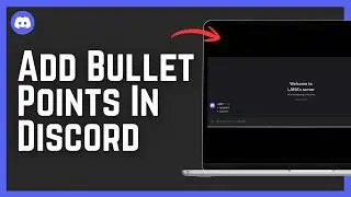 How To Add Bullet Points In Discord 2026