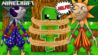 DENDY WIRD VON SUNDROP UND MOONDROP von FNAF ENTFÜHRT 😱 in Minecraft! [Deutsch/HD]