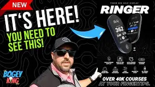 New Golf Tech! Blue Tees Golf Ringer Smart Magnetic GPS Handheld Device!