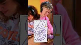 Two artists draw together without communicating (short version) 