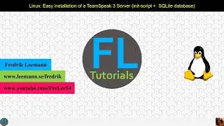 TeamSpeak 3 Server Linux (init-script + SQLite Database)
