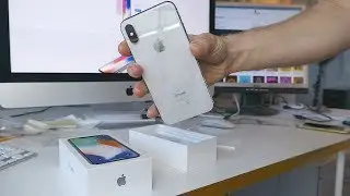 iPhone X - Unboxing (Silver 64 GB)