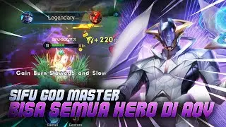 SIFU GOD XENIEL SUPPORT EXECUTE LEGENDARY! SOLO PLAYER NIH BOSS! MAIN AOV DOANG MASA PARTY! LEMAH!