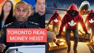 🇨🇦 REAL MONEY HEIST from Airport Canada Toronto Pearson 🛫 #Canada #Toronto #Airport
