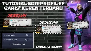 TUTORIAL ON HOW TO EDIT YOUR FF PROFILE PHOTO WITH THE LATEST COOL LINES