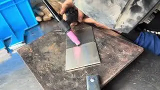ANDELI TIG-250Pro ACDC cold welding mode for 3mm stainless steel plate cold welding