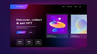 Landing Page Design With Background Animation | Animate Number Counter | jQuery Cycle Fade Slider