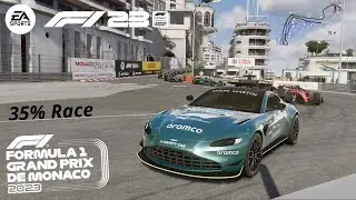 Monaco Grand Prix [35% Race] Red Flag + Safety Car!? I F1 23