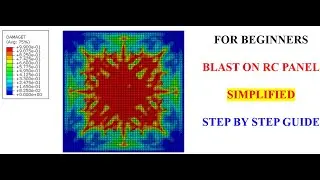 RC PANEL UNDER BLAST LOAD. Simplified Analysis with step by step guide. US unit system.
