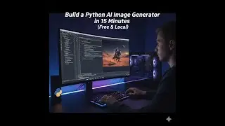 Python AI Image Generator in 10 Minutes (FREE • No GPU Needed)”