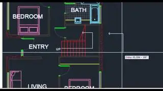 AutoCAD Training Chapter05 Exercise HD - Adding Text & Dimensions to Floor Plan