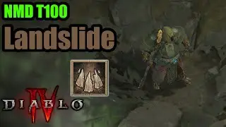 Landslide Build Tier 100 Nightmare Dungeon Clear Season 5 PTR - Diablo 4 Druid Build