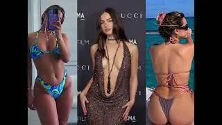 Addison Rae’s titties in dress