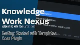 Enable the Templates Core Plugin in Obsidian