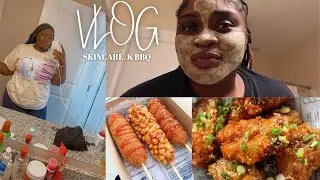 VLOG| BREAKING OUT, TRYING NEW SKINCARE PRODUCTS, TRYING KOREAN BBQ FOR THE FIRST TIME!