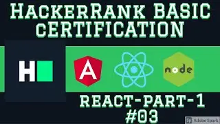 HackerRank React Basic  certification Part-1