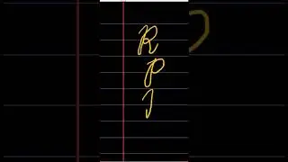 How to WriteCursive R and P