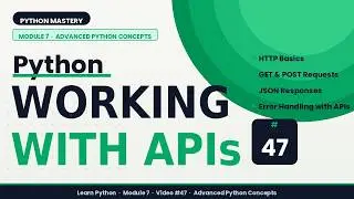 Working with APIs in Python | REST API Calls using requests