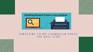 How to install network printer in computer & laptop any window